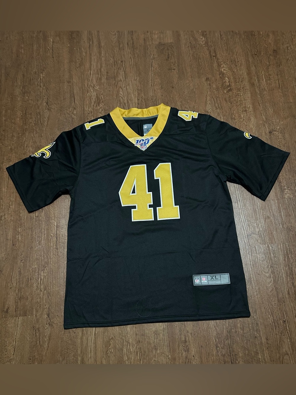 NFL Alvin Kamara New Orleans Saints Football Jersey - Black & Gold